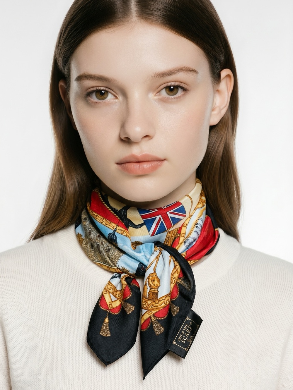 TieRack Scarf - London Great Britain - Square